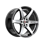SPEC-1 SPT-32 Gloss Black & Machined 18X9 4X100/4X114.3 73.1 Hub 38 Offset Used. Price: $135.17.