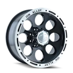 15X8 Ion 174 Black/machined Wheel 6X5.5 (-27MM) New. Price: $161.50.