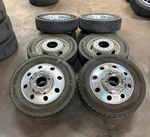 Set Of Used 19.5" '05-'26 Ford F450 F550 Oem Rims 225/70R19.5 Continental Lt. Price: $2995.00.