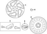 Genuine Subaru Wheel Alloy 28111FN00A New. Price: $292.80.