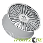 Dolce Razzo 24X10 +25MM Glossy Sliver Brush Face Stainless Lip 24" Inch Rim New. Price: $747.00.