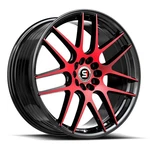 SPEC-1 Wheels Rim SP-65 17X8 5X108/5X114.3 ET42 73.1CB Gloss Black & Red New. Price: $189.77.