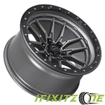 Lock Off-road Krawler 20X9 6X135 +0MM Matte Grey W/ Black Ring Wheel Rim Inch New. Price: $387.00.