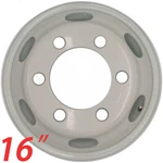 16" White Steel Wheel For Isuzu Npr-hd Nqr 95-25 Oem Quality Replacement Rim New. Price: $154.96.