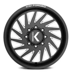 4 New 22X12 KG1 Outburst Forged KT056 Black Milled Wheels 8X180 Chevy Gmc 2500. Price: $3492.00.