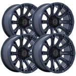 (set Of 4) Black Rhino BR020 Diamondback 17X9 6X5.5" +12MM Blue Wheels Rims New. Price: $1452.00.