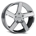 22" Vision 472 Switchback Chrome 22X9.5 Wheel 5X5.5 (5X139.7) 8MM Rim New. Price: $623.00.