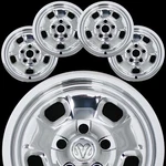 Fits Dodge Ram 1500 2013-2024 Chrome 17" Wheel Skins Hub Caps Covers Steel Rim New. Price: $79.99.