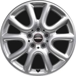 17" Mini Cooper Wheel Rim Factory Oem 86252 2015-2017 Silver Remanufactured. Price: $895.00.