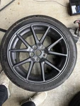 18 Inch Tesla Model 3 Wheel Used. Price: $125.00.