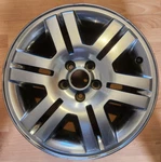 18" Ford Explorer, Mercury Factory Oem Silver Alloy Wheel Rim 18X7 1/2 2006-2010 Used. Price: $265.00.