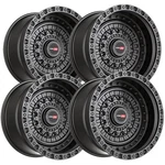 (SET-4) Vortek VRD-703 20X12 6X135/6X5.5" -44MM Matte Black Wheels Rims 20" Inch New. Price: $1144.96.