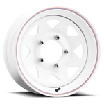 U.s. Wheel 8 Spoke 70 Rim 15X10 5X139.7 Offset -44 Gloss White (quantity 4) New. Price: $431.60.