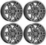 (4) New 17" X Matte Grey Alloy Wheel Rim 1996-2025 For Toyota Tacoma 4RUNNER. Price: $894.99.