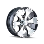14X6 Ion 136 Black/machined Wheel 5X4.5 (0MM) New. Price: $147.05.