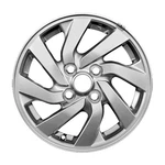 14X4.5 Painted Sparkle Silver Wheel Fits 2017-2024 Mitsubishi Mirage Hatchback Remanufactured. Price: $291.96.