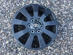 2024-26 Toyota Land Cruiser (1) 18" Factory Oem Wheel Rim Satin Charcoal Used. Price: $114.99.
