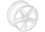 Genuine Audi Wheel Alloy 4KE-601-025-N New. Price: $913.10.