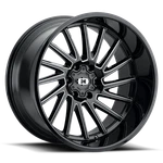 4 New 20X12 Vision Rapier Gloss Black Milled Spoke 5X127 5X5 ET-51 Wheel Rim. Price: $1297.40.