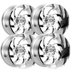 (set Of 4) Scorpion SC-30 20X9 5X5"/5X5.5" -12MM Chrome Wheels Rims 20" Inch New. Price: $1644.96.