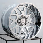 One 20X12 Hostile H108 Sprocket 8X170 -44 Chrome Wheel Rim 125.2 New. Price: $649.23.