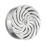 Azara AZA-535 Nano Chrome 22X9.5 Blank 78.1 Hub 15 Offset Wheel Rim Used. Price: $264.72.
