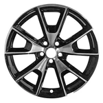 Rear Aluminum Wheel Machined And Painted Matte-black 19X9.5 5X114.3 FR3Z1007K Remanufactured. Price: $379.57.