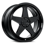 Katana KR03 Wheels 18X8 (40, 5X114.3, 73.1) Black Rims Set Of New. Price: $860.00.