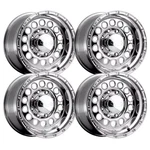 (SET-4) Raceline Rockcrusher Polished 15X10 6X5.5/6X139.7 -47MM Wheels Rims 15" New. Price: $1040.00.