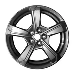 Refurbished Machined Medium Silver Metallic Aluminum Wheel 17 X 22971574 Remanufactured. Price: $255.12.