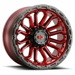 17" Vision 405 Korupt Red W/gloss Black Lip 17X8 Wheel 5X4.25 (5X108) 30MM New. Price: $300.95.