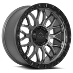 Lock Off-road Combat 17X9 6X139.7 -12MM Matte Grey Wheel Rim 17" Inch New. Price: $288.00.