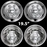 4 Isuzu Npr Nrr Nqr 19.5" Bolt On 6 Lug Wheel Simulators Dually Rim Covers New. Price: $399.99.