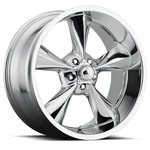 17" Voxx B/g Rod Works Old School Chrome Wheel 17X8 5X4.75 0MM Rim New. Price: $378.00.