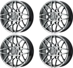 Set Performance Replicas PR178 19X10 5X4.5 Hyper Silver Wheels 19" 48MM Rims New. Price: $960.00.