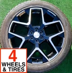 4 Factory Chevrolet Traverse 22 Inch Wheels Tires Tpm Oem Black High Country Set New. Price: $2299.00.