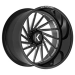 24X12 KG1 KC047 Tonic Gloss Black Premium Milled Forged Wheel 8X180 (-44MM) New. Price: $1307.00.