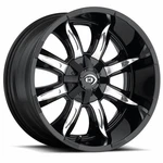 20" Vision 423 Manic Gloss Black Machined Face 20X9 Wheel 6X5.5 (6X139.7) -12MM New. Price: $318.55.