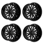 Set 26" Tis 544B Gloss Black Wheels 26X12 8X170 -44MM Offroad Lifted Truck Rim New. Price: $2872.00.