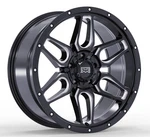 New 17X8.5 Mudder Trucker MT317 Barrier Black Milled 5X127 5X5 ET18 Wheel Rim. Price: $166.45.