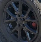 2018 Cherokee Oe Wheel 17X7 Black Jeep Used. Price: $97.52.