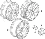 Genuine Honda Wheel (19X7 2J) 42800-3A0-AB0 New. Price: $544.37.