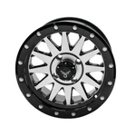 Quadboss Wagon Wheel 15X7, 4/137, 5+2, Black/machined RT-GW106157137MBB New. Price: $186.97.