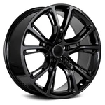 Oe Concepts J1 2012 Jeep SRT-8 Wheel 20X9 (34, 5X127, 71.5) Black Single Rim New. Price: $325.00.