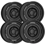 (set Of 4) Nomad N504SB Field 16X7 5X5.5" -12MM Satin Black Wheels Rims 16" Inch New. Price: $1260.00.