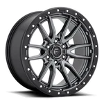 Mounted Wheel - Fuel Rebel D680 20X9 6X139.7 ET20 Matte Gunmetal Blk Bead Rng New. Price: $150.00.