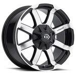 New 17X8.5 Vision 413 Valor Black Machined 6X135 6X139.7 6X5.5 ET0 Wheels. Price: $746.55.