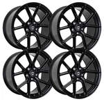 (SET-4) Curva CFF70 19X10 5X112 35MM Gloss Black Wheels Rims Inch New. Price: $1231.20.