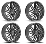 Set 20" Motiv 429G Align Graphite 20X8.5 Wheels 5X4.5 5X120 Rim +40MM New. Price: $1182.86.