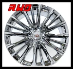 22" Chrome Oe Smm Replica 18 Spoke Wheels Fits 2023 Cadillac Escalade V 6X5.5 New. Price: $1880.00.